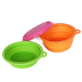 Silicone Collapsible Pet Dog Food Bowl